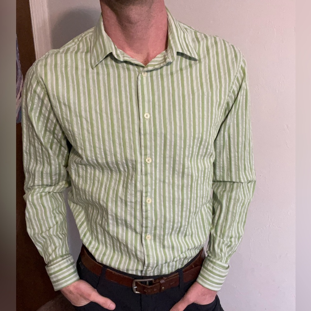 Perry Ellis Dress Shirt Button Down